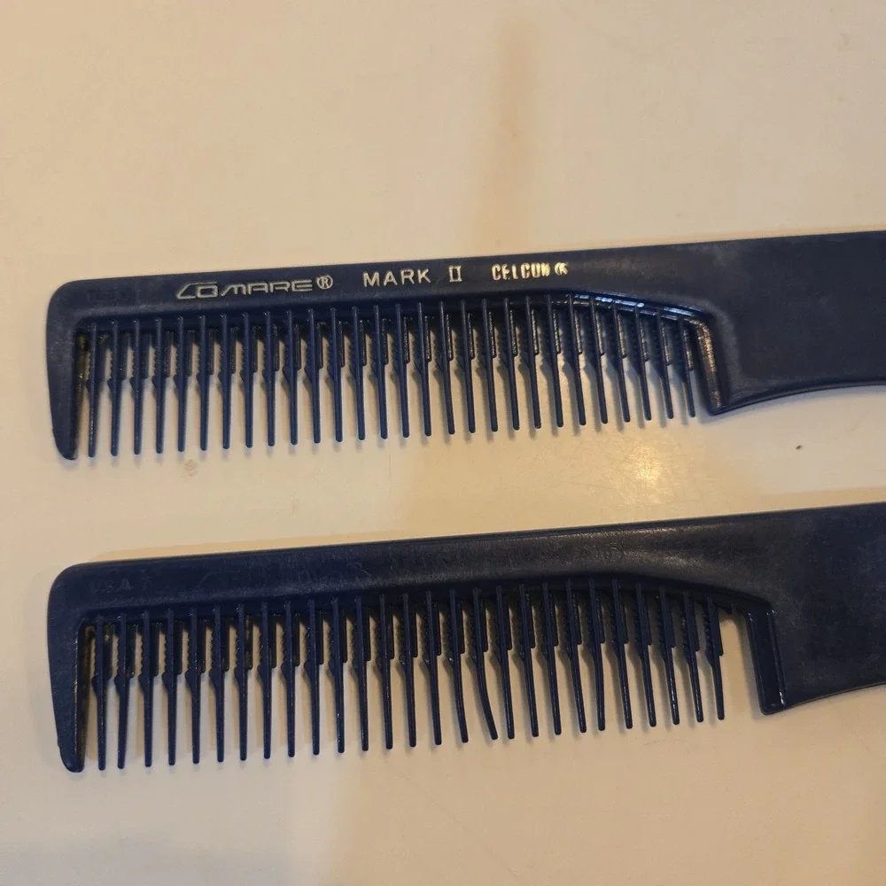 Comare Mark II Comb Blue For Teasing Lifting And Finishing Hairstyles‎ USA Two